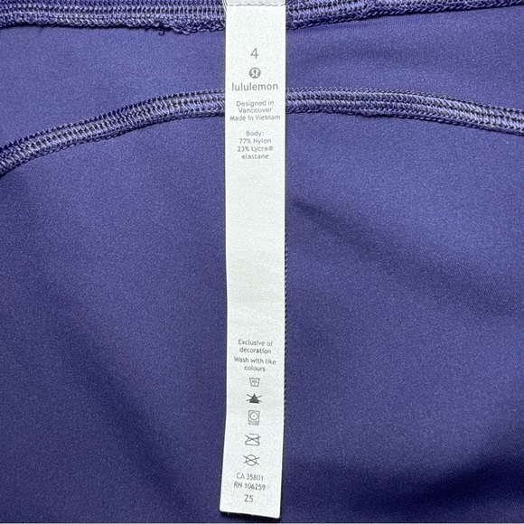 Lululemon Invigorate High-Rise Short 10" in Midnight Orchid - Picture 6 of 7